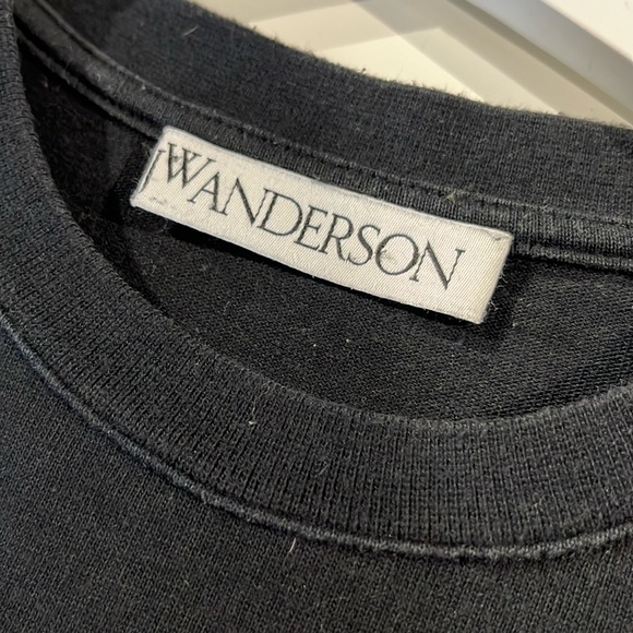 JW Anderson Black Printed Veggie Logo T-Shirt - Picture 10 of 11
